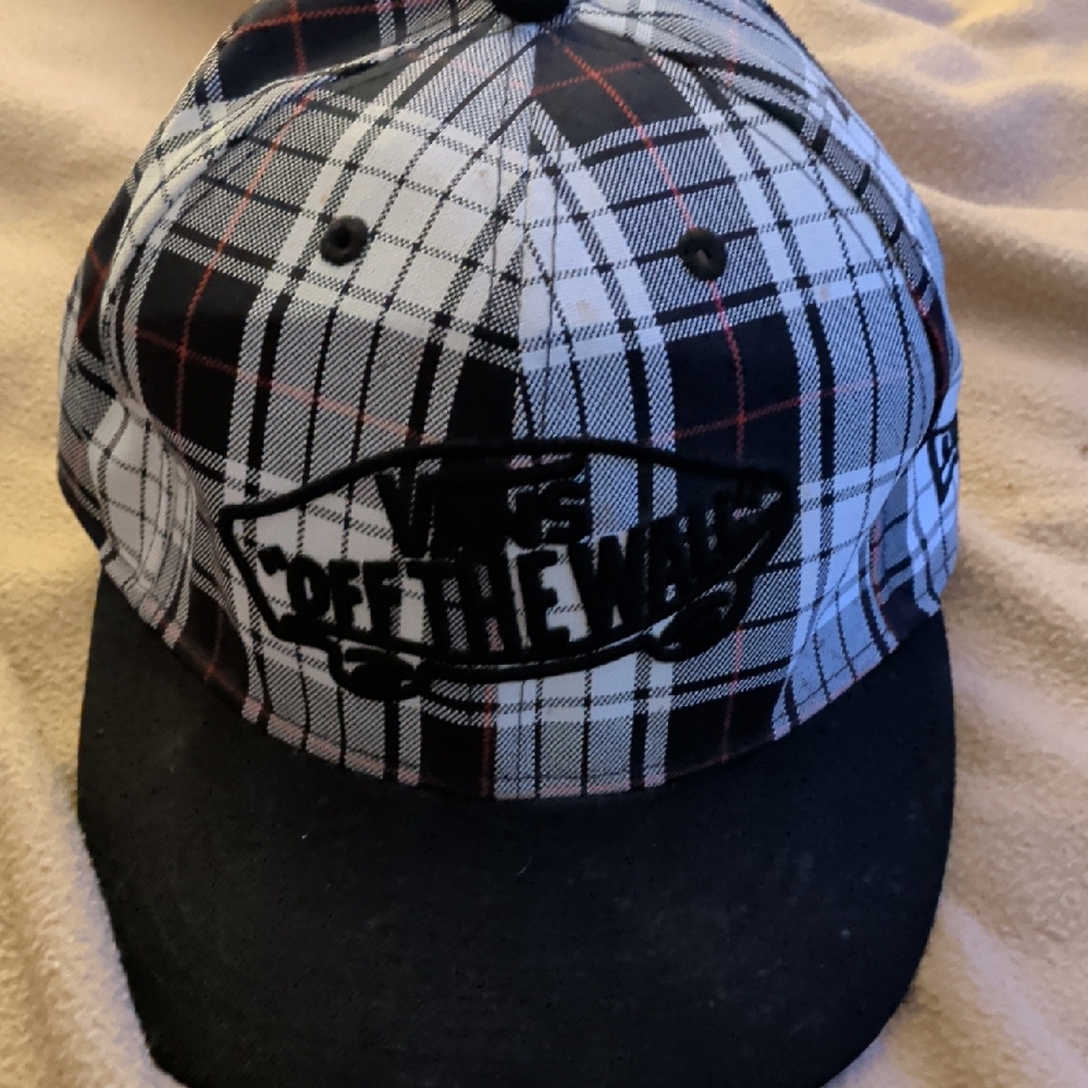 Vans Checkered Black and White Hat
